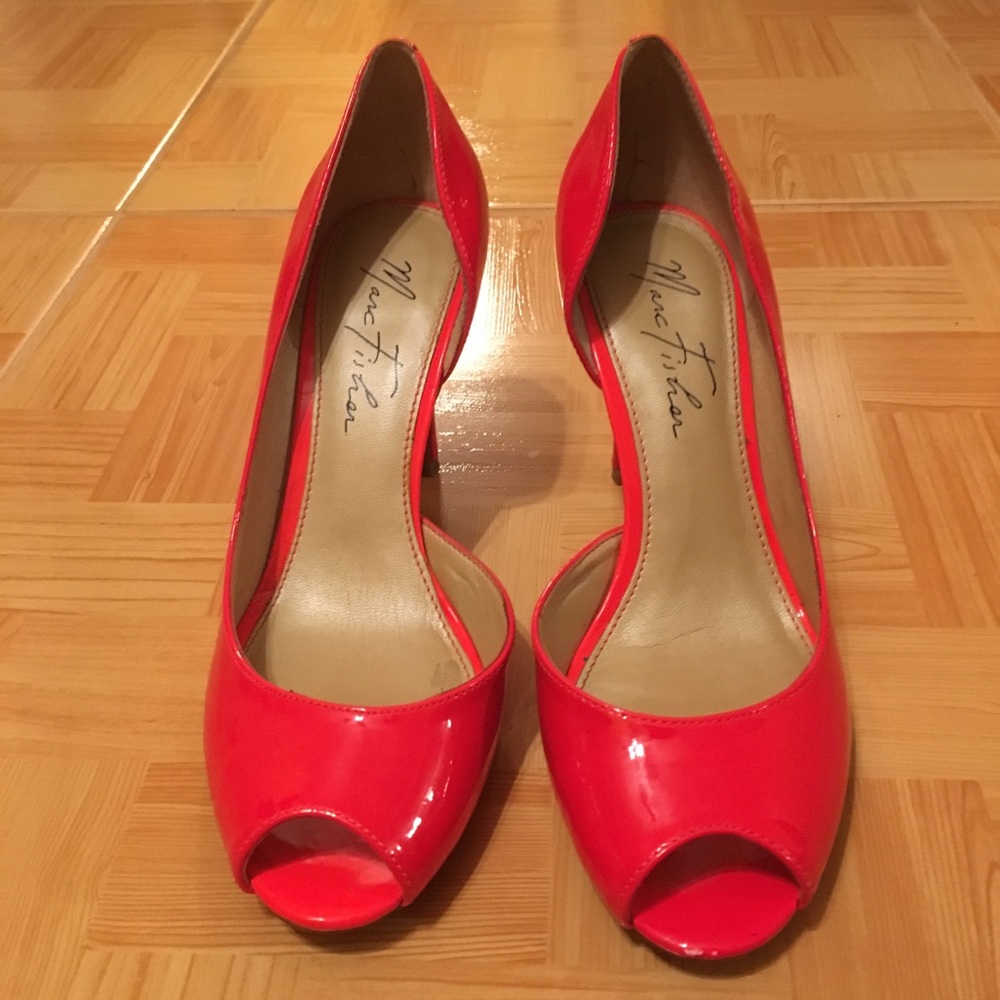 Mark Fisher peep toe stiletto heels